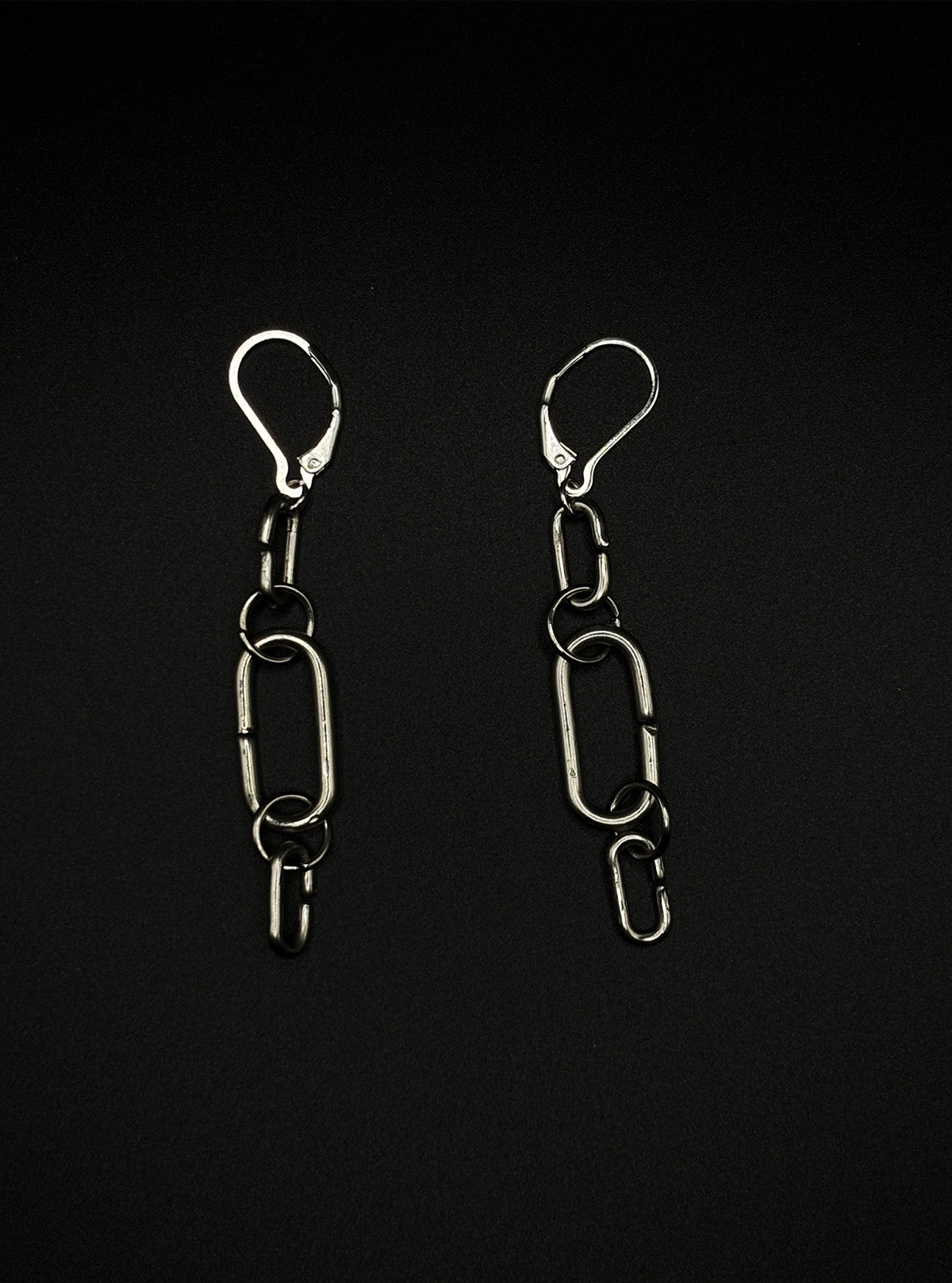 BISM LINK EARRINGS stainless