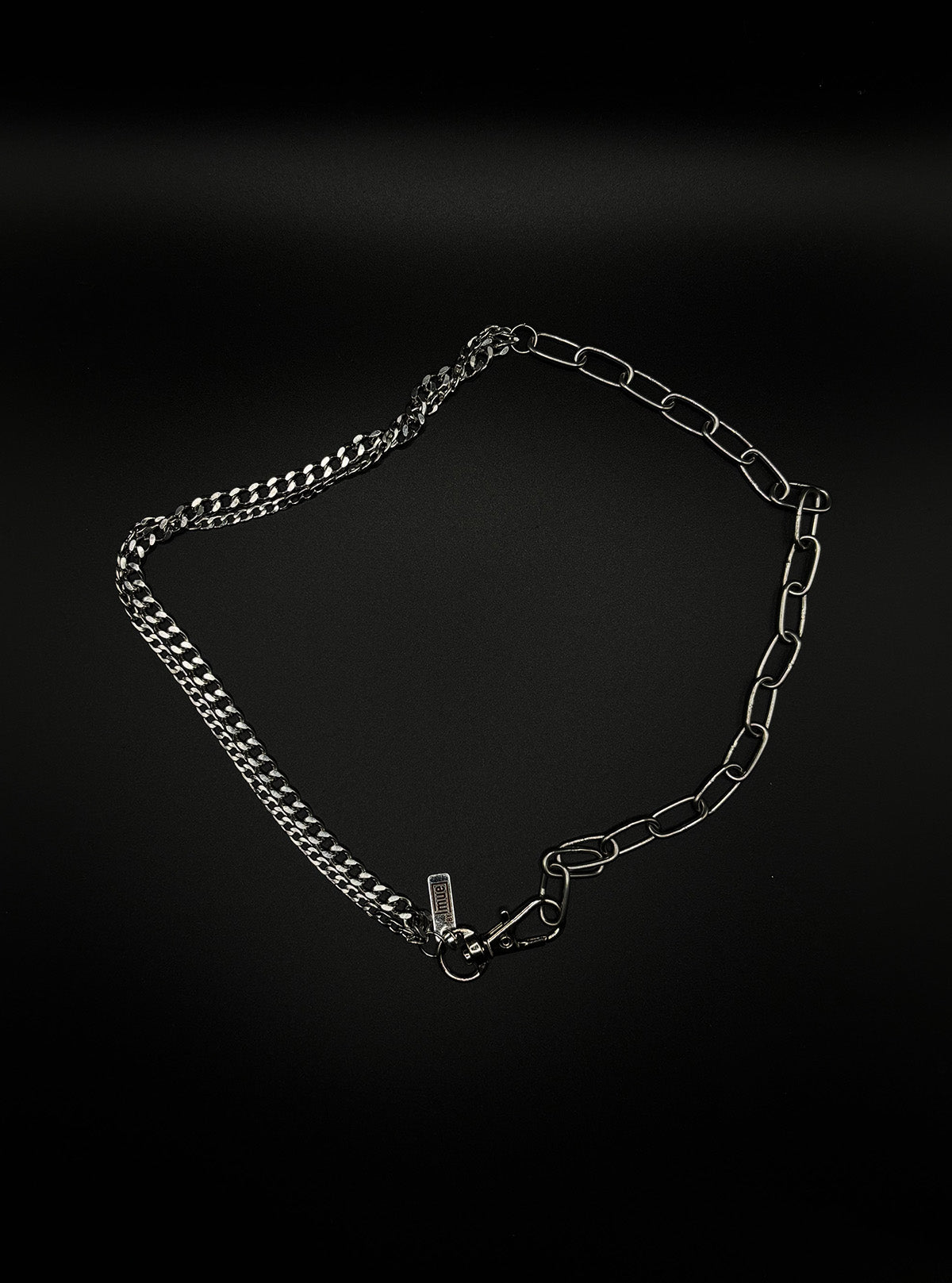 CUBAIN LINK SPLIT CHAIN stainless