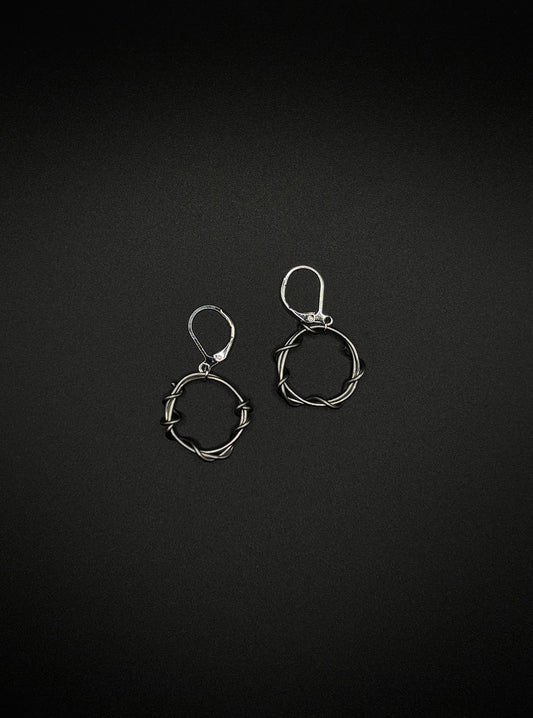 WIRE EARRINGS SMALL | stainless