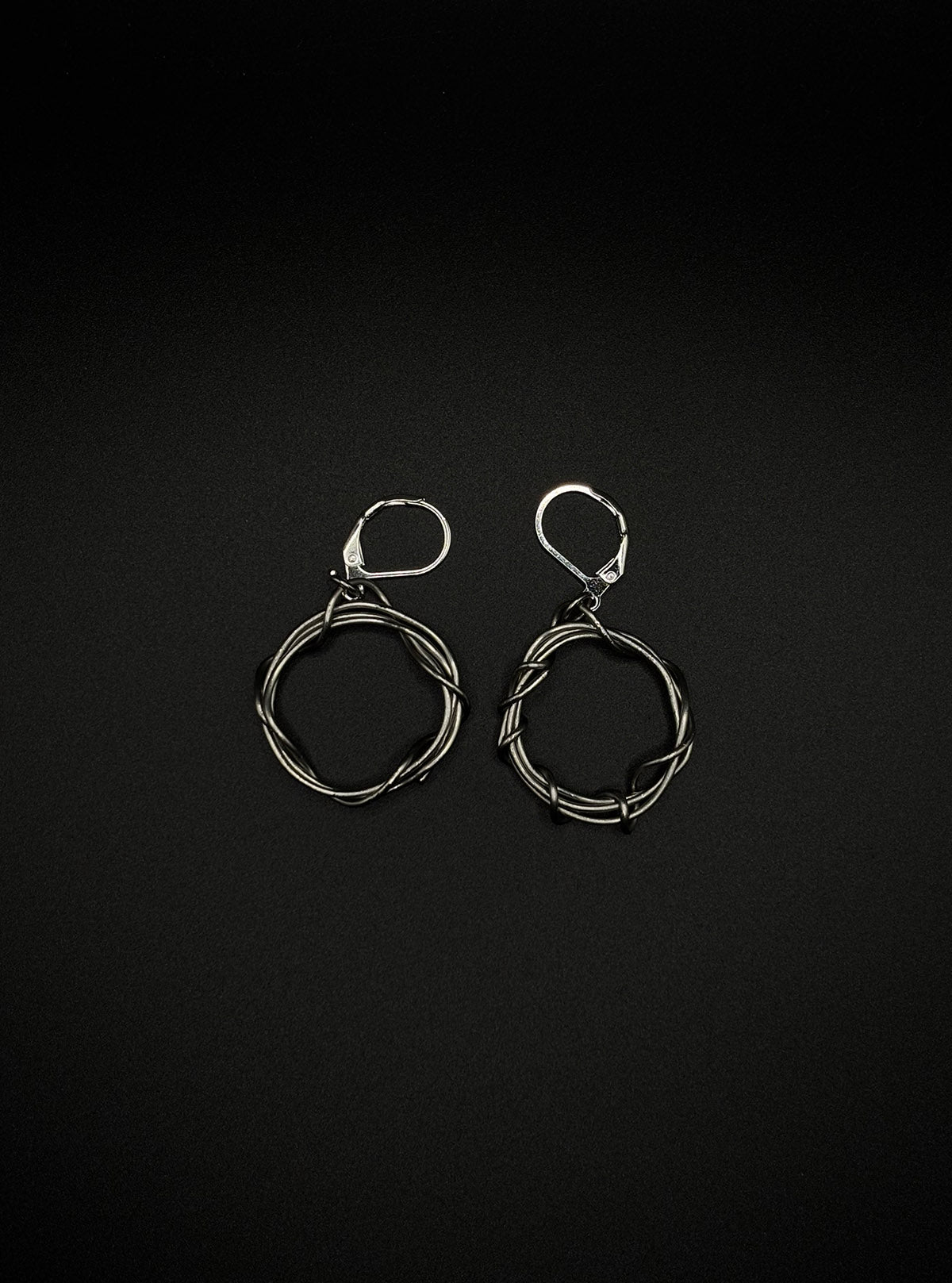 WIRE EARRINGS BIG | stainless