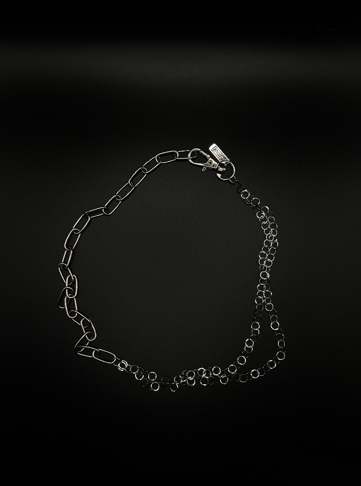 BUBBLE LINK SPLIT CHAIN stainless