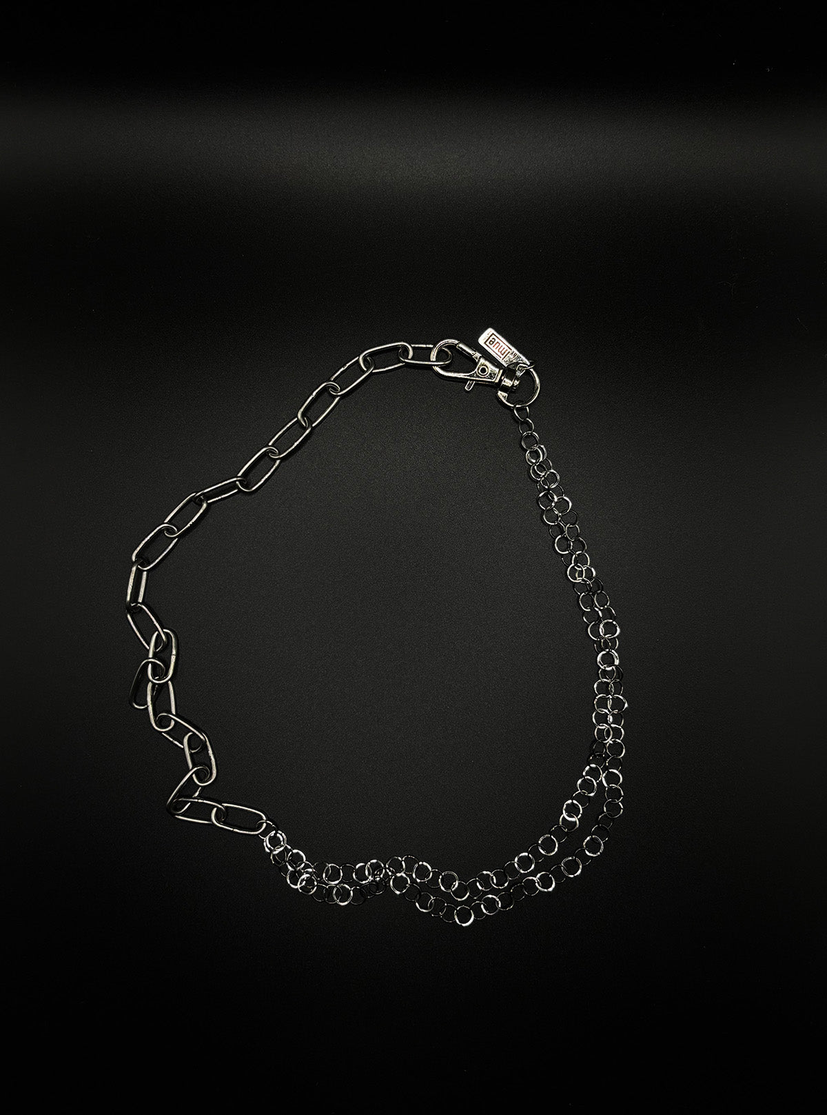 BUBBLE LINK SPLIT CHAIN stainless